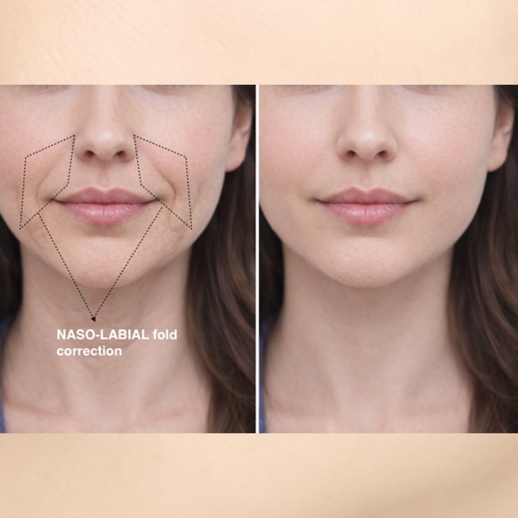 nasolabial fold softening